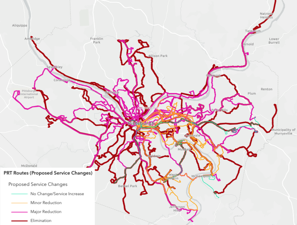 Pittsburgh transit board approves emergency budget to protect local public transit system