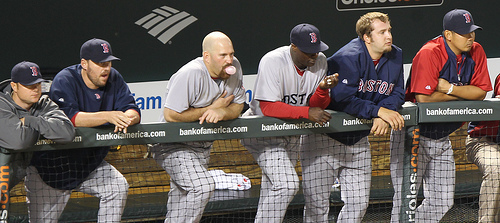 The Boston Red Sox have stumbled to the finish, making the AL Wild Card race a close one with the Tampa Bay Rays. (credit: courtesy of Keith Allison on flickr)