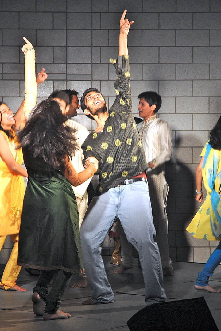 A member of MayurSASA performs traditional Indian dances. Similar dance performances will be a part of the Diwali and Eid festivals. (credit: Kristen Severson/Assistant)