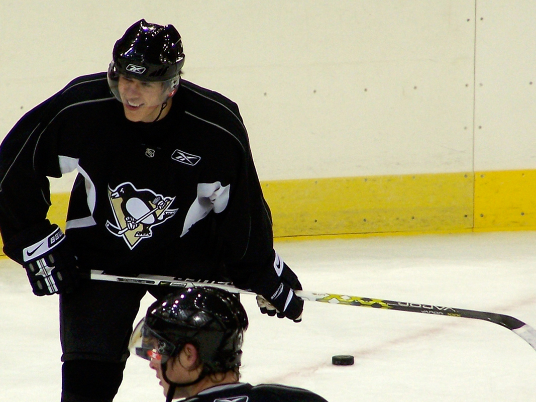 Penguins center Evgeni Malkin leads the NHL with 58 points. (credit: Courtesy of Wooble via Flickr)