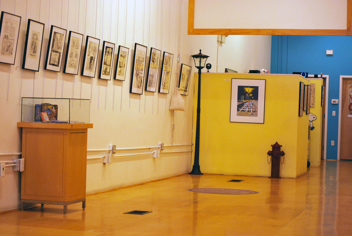 The ToonSeum features aesthetic touches like a light post and fire hydrant to provide a more engaging environment. (credit: Juan Fernandez/)