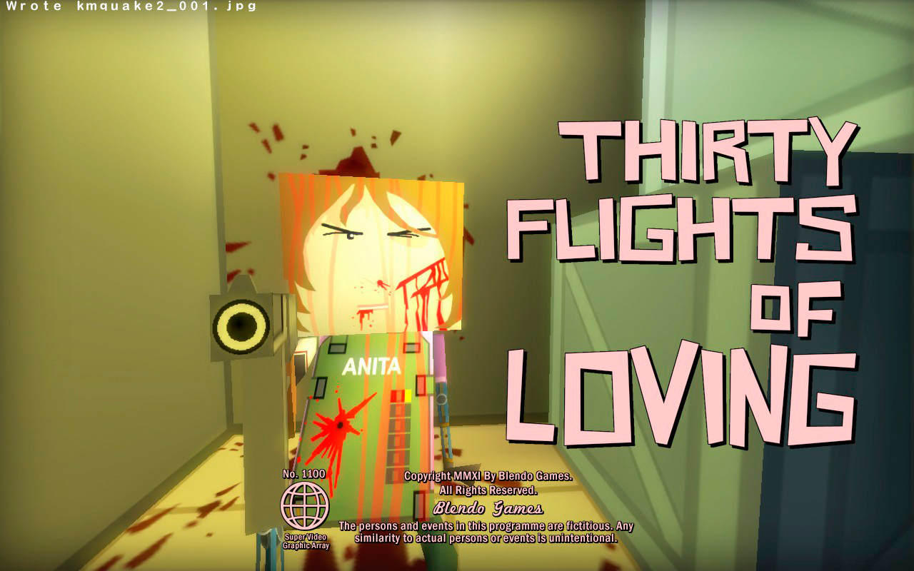 Despite the questionable art, the world of Thirty Flights is expressive and visually distinctive. (credit: Mark Slabinski/)