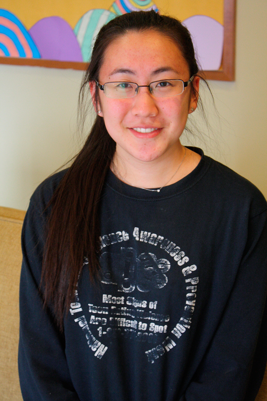 Angela Yi
Biology, Psychology
Junior
“It depends on my mood, but I think I have to be in good company — Stever 5 study room, Hunt Library, Caribou Coffee.” (credit: Kelsey Scott/Operations Manager)
