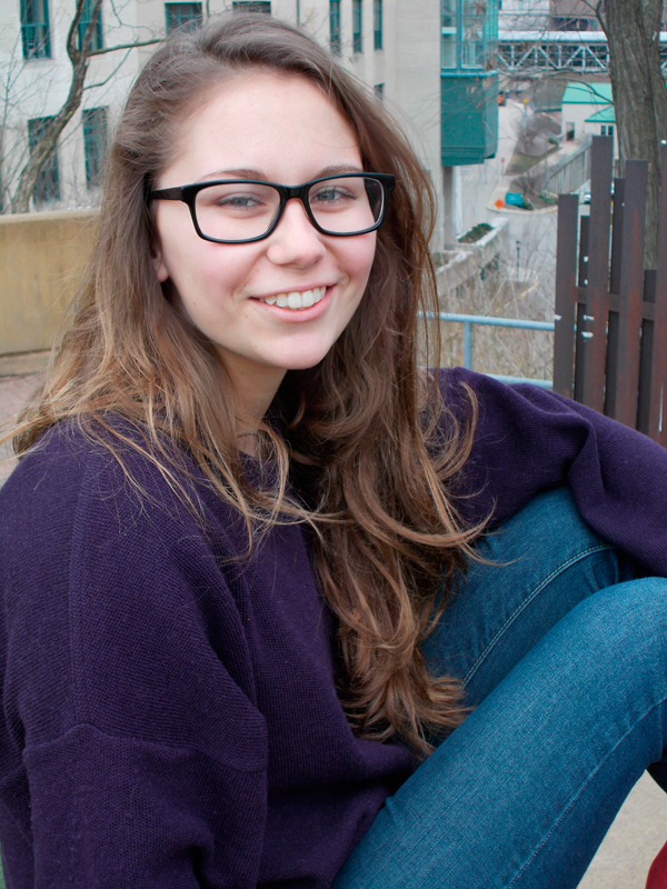 Camille Rohrlich
Design & Production
First-year
“Had lunch outside.” (credit: Kelsey Scott/Operations Manager)
