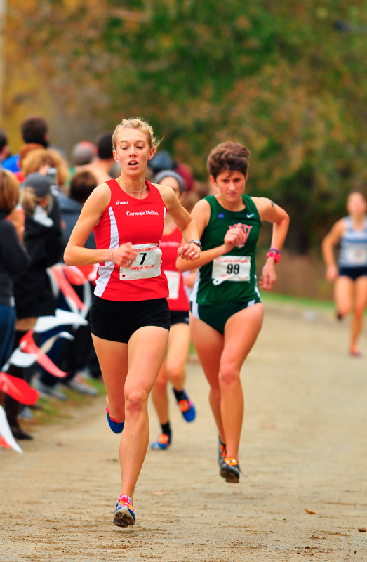 Junior Erin Kiekhaefer was the women’s second place finisher. (credit: Jason Chen/Staff Photographer)