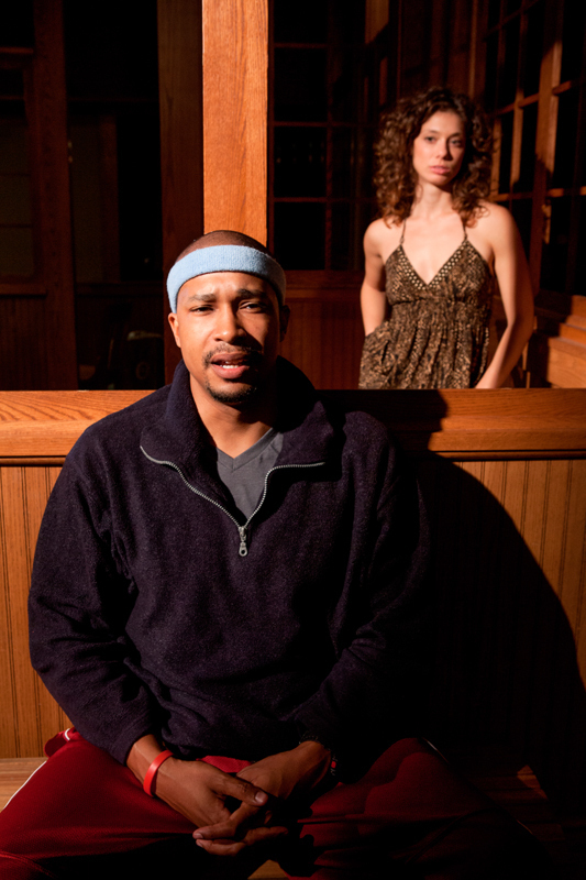 Ned (Cameron Knight) tries his best to salvage his marriage with his wife Joy (Sarah Silk) in Quantum Theatre’s production of Parlour Song (credit: Photo courtesy of Quantum Theatre)