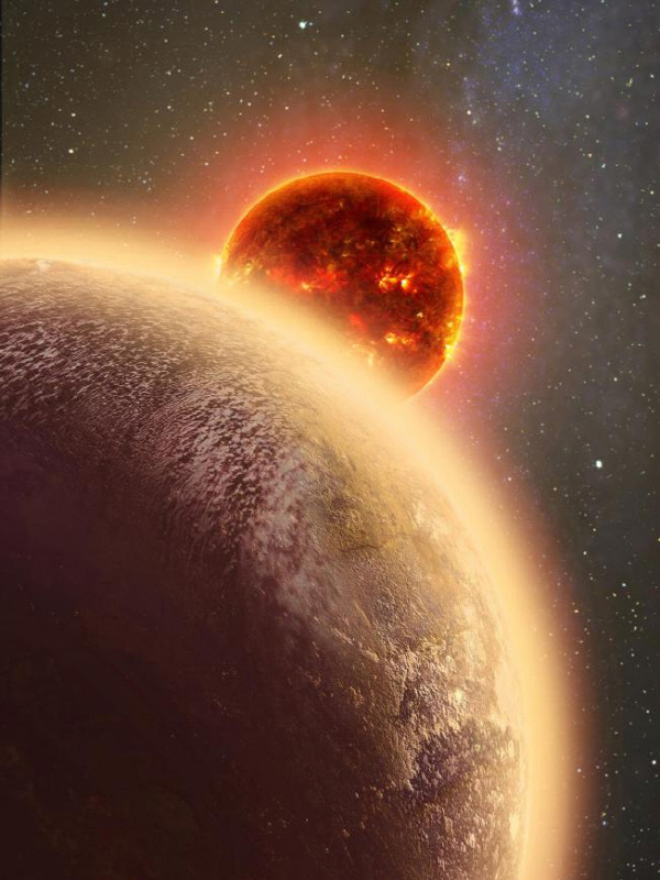 The sun rises over planet Earth and our protective atmosphere blocks dangerous sun rays to keep us safe. (credit: Courtesy of NASA via Wikimedia Commons)