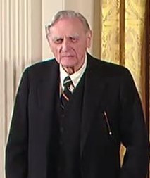 John B. Goodenough of the University of Texas at Austin, who was the primary developer of the lithium-ion battery. (credit: Courtesy of White House Archive via Wikimedia Commons)