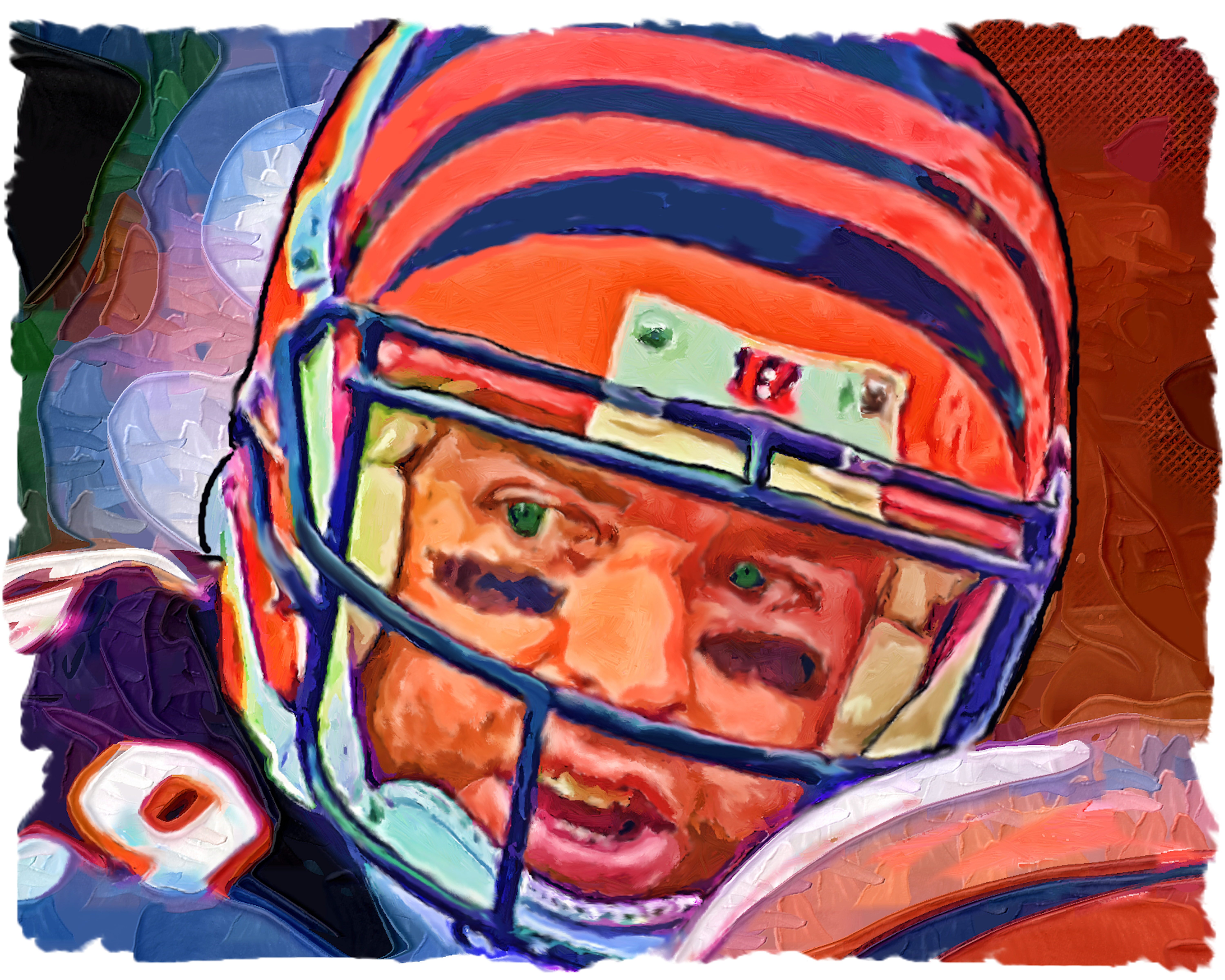 In this year’s Championship Game, the Cincinnati Bengals have the chance to win their first Super Bowl ever. (credit: Illustration courtesy of Jack Kurzenknabe via flickr)